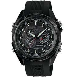 Casio Mens Edifice Black Label Chronograph Solar Power Watch 
