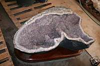 Coffee table Amethyst Geode W/ awesome shape _7  