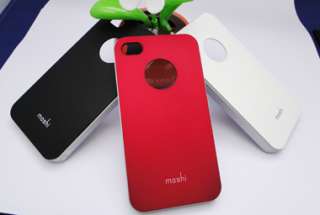 Moshi Glaze Protective Hard Case for Iphone 4 4G 3color  