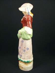 Vintage 10 Porcelain Victorian Lady Figurine Made in Japan EC  