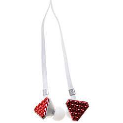 Monster Cable Lady Gaga Heartbeats Rose Red In ear Headphones 