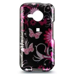  Pink Bfly Design Hard Accessory Faceplate Case Cover 