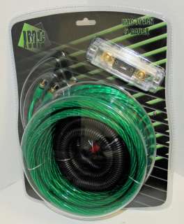 Ground 17ft   0 Gauge Green Power Wire ANL Fuseholder with 150A Fuse 