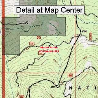   Map   Mount Annie, Washington (Folded/Waterproof): Sports & Outdoors