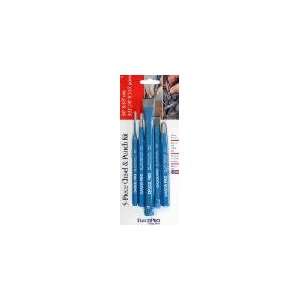  Dasco Pro Inc 5Pc Punch & Chisel Kit 30 Punches & Star 