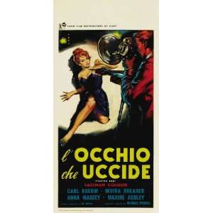 Peeping Tom Movie Poster (13 x 28 Inches   34cm x 72cm) (1960) Italian 