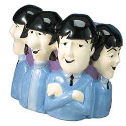 Limited Edition Beatles Cartoon Cookie Jar  