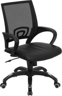 Mesh Back Leather Seat Computer Office Desk Chair  