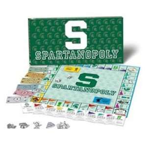  Michigan State Spartans Spartanopoly Monopoly Game Toys 