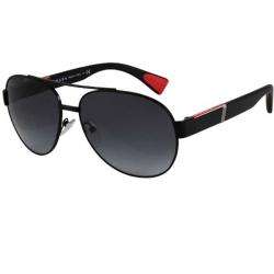 Prada Sport PS52MS Black Aviator Sunglasses  