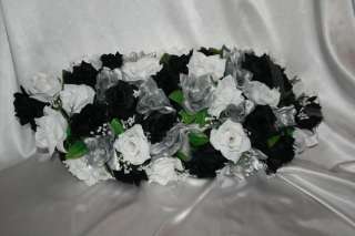   Centerpiece Silk Flower Wedding Bridal Bouquet Package Bridesmaid