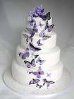 20 Mauve Butterflies for Cakes and Decorations