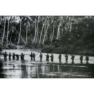 Marines Patrol Guadalcanal, Matanikau River, September 1942   24 