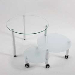 Polis Round Functional 3 tier Coffee Table  