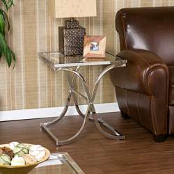 Parker Chrome End Table  Overstock