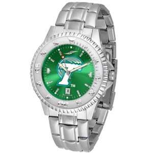 Tulane Green Wave NCAA Anochrome Competitor Mens Watch (Steel Band 