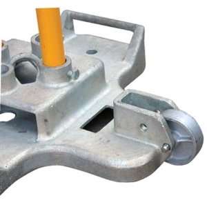 IHS VDKR BASE Cast Steel Base for Pipe Safety Railing  