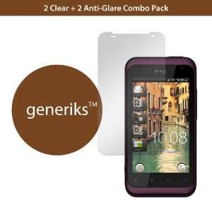  Generiks Screen Protector Film for HTC Rhyme   (Combo) 2 