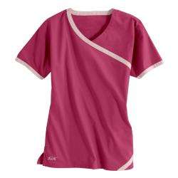 IguanaMed Womens Cross Over Power Pink Top  