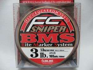 SUNLINE. FC SNIPER Bite Marker System. 3lb 165yds. NIP.  