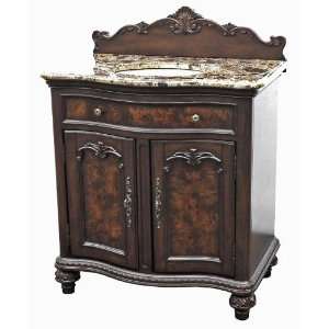  Carolina (single) 34 Inch Traditional Bathroom Vanity 