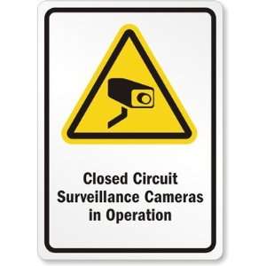  Closed Circuit Surveillance Cameras in Operation Laminated 