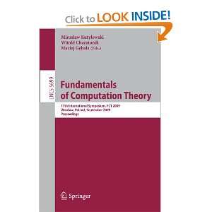 Fundamentals of Computation Theory 17th International Symposium, FCT 