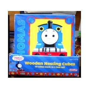   Thomas the Tank Engine Wooden Nesting Cubes (10 Cubes): Toys & Games