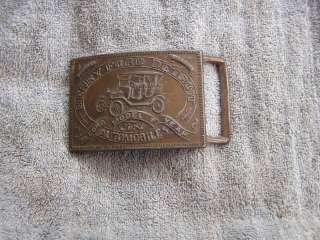 Vintage Belt Buckle Henry Ford Record Year Model T  