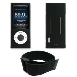   with Armband for iPod Nano 5th Gen (Black)  Players & Accessories