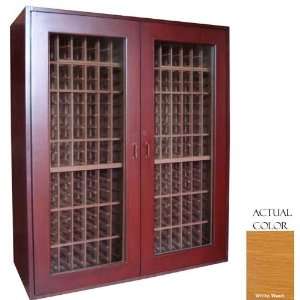   500 Bottle Wine Cellar   Glass Door / Whitewash Cabinet: Appliances