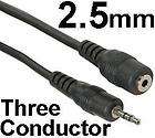 12ft 2.5mm Male~Female Extension Cable/Cord,Ste​reo Audio,Cell 