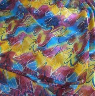 100% pure silk organza floral fabric by yardage  