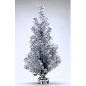  2 ft. Silver Tinsel Christmas Tree: Arts, Crafts & Sewing