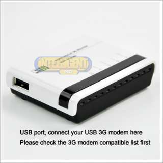 USB 2.0 Port (for 3G USB Modem) Power Supply Unit 5V DC (USB 