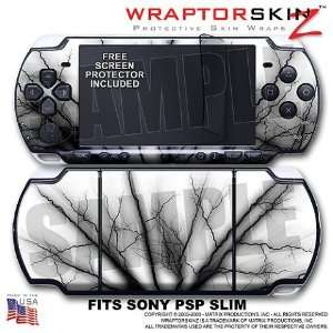   Black WraptorSkinz Skin and Screen Protector Kit fits Sony PSP Slim