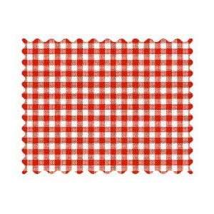    SheetWorld Primary Red Gingham Woven Fabric   By The Yard Baby