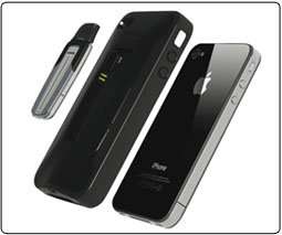 MoGo Talk XD Bluetooth Headset and Protective Case for iPhone 4 (Black 