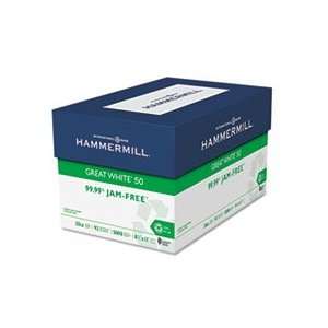  Great White 50 Recycled Copy Paper, 20 lb., 8 1/2 x 11 