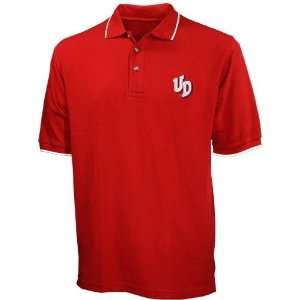  Dayton Flyers Red Tipped Polo: Sports & Outdoors