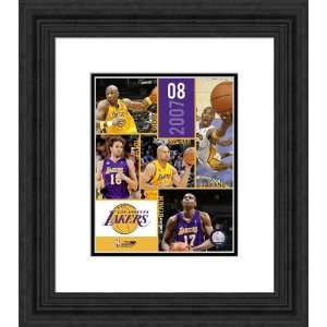 Framed Team Composite Los Angeles Lakers Photograph  