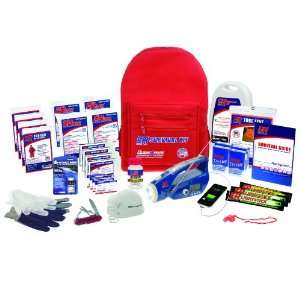  ER Emergency Ready 4 Person Ultimate Deluxe Backpack Survival Kit 