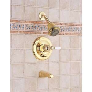   1438PB 712PB Single Handle Tub and Shower Faucet: Home Improvement