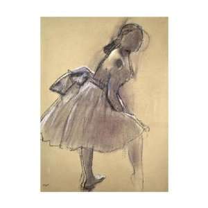  Edgar Degas   Profile Of A Dancer Upright Giclee