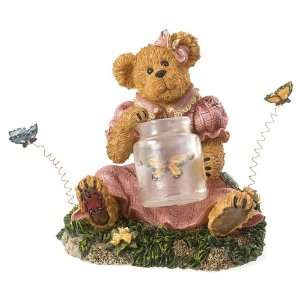  Boyds Resin from Enesco Bear with Butterflies in Figurine 