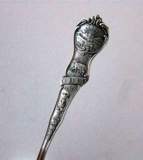 Vintage Sterling Silver Souvenir Collector Spoon Carnegie Library 