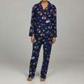 Leisureland Womens Wild Leopard Print Pajamas Set  