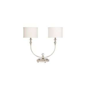  Kichler 70751 Andre 2 Light Accent Lamp in Polished Nickel 