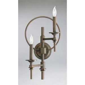   17 Oiled Bronze Wrought Iron Wall Sconce 04183