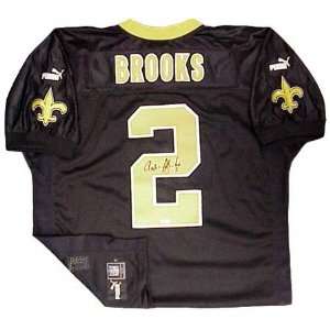  Aaron Brooks Autographed New Orleans Saints Jersey: Sports 